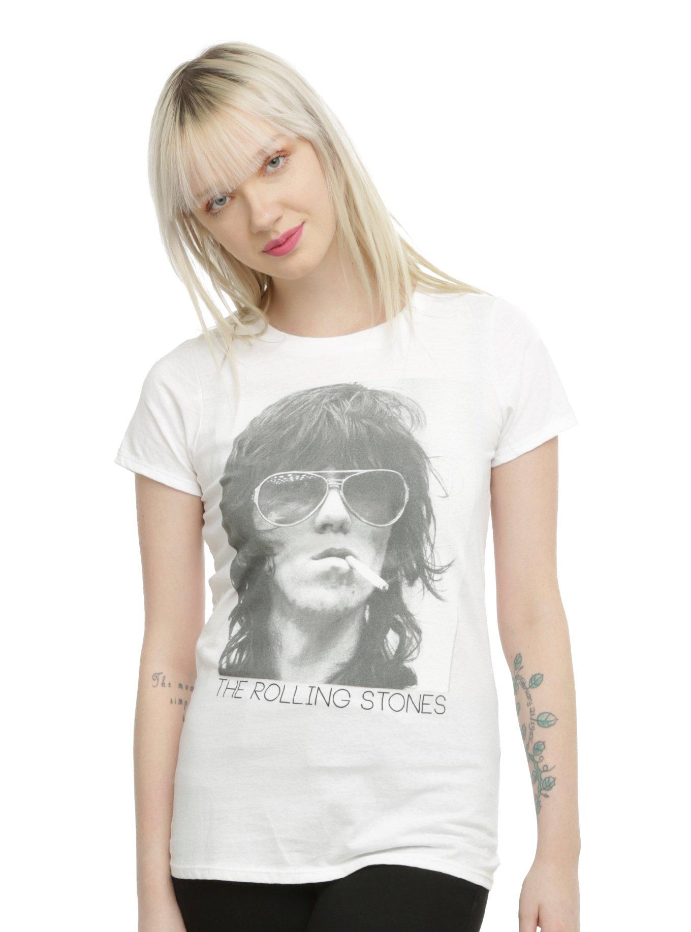 The Rolling Stones Keith Richards Girls T-Shirt, WHITE, hi-res