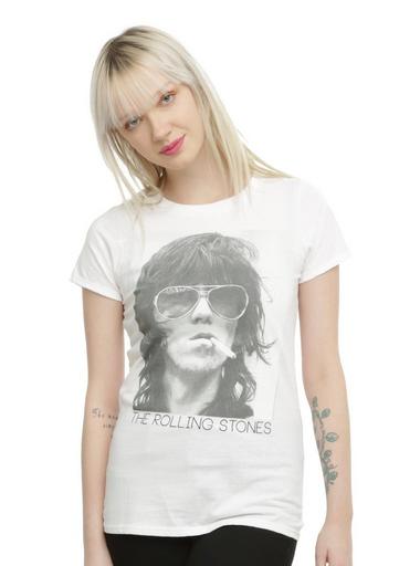 The Rolling Stones Keith Richards Girls T-Shirt | Hot Topic