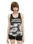 Sleeping With Sirens Floral Panel Girls Tank Top, BLACK, hi-res