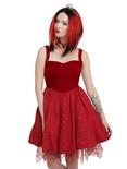 Disney Alice Through The Looking Glass Red Queen Heart Dress, RED, hi-res