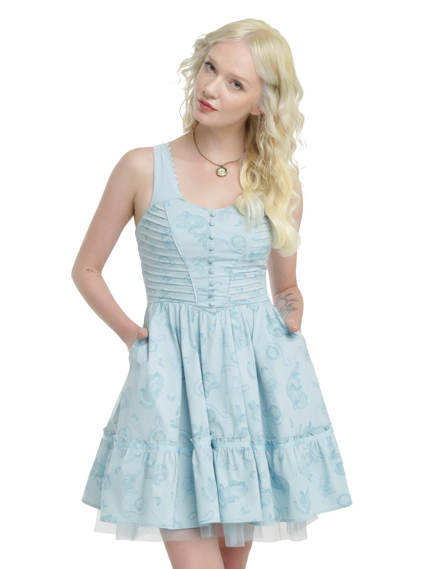 Disney Alice Through The Looking Glass Alice Tea Party Dress Hottopic