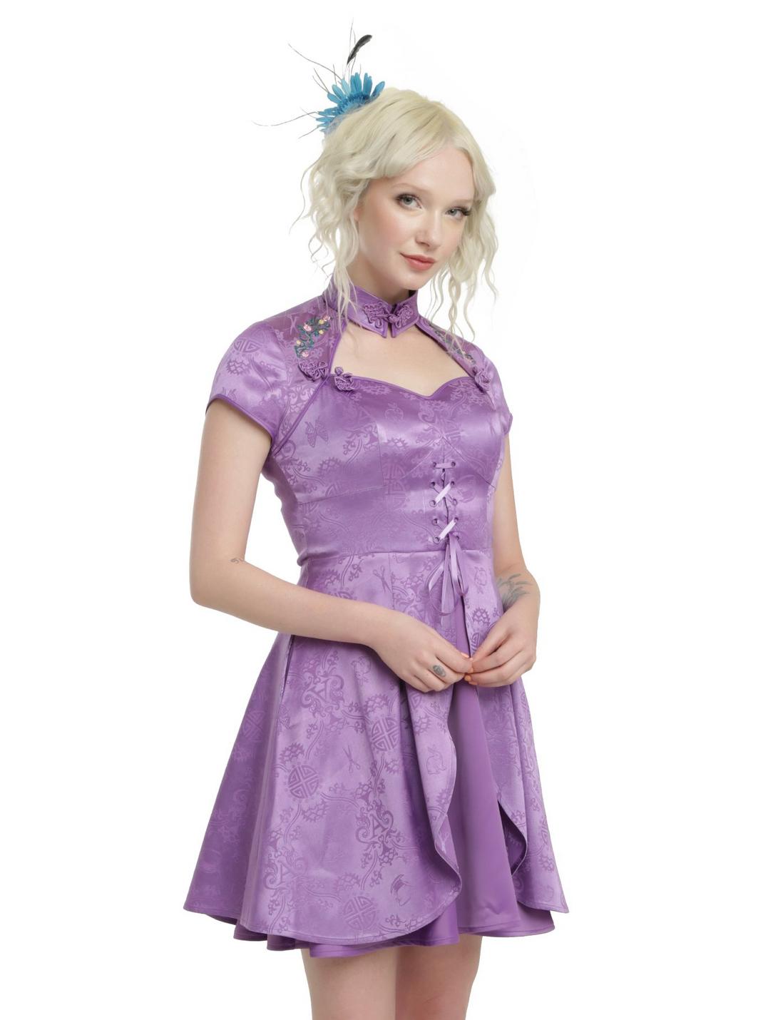 Disney Alice Through The Looking Glass Alice Adventure Dress, PURPLE, hi-res