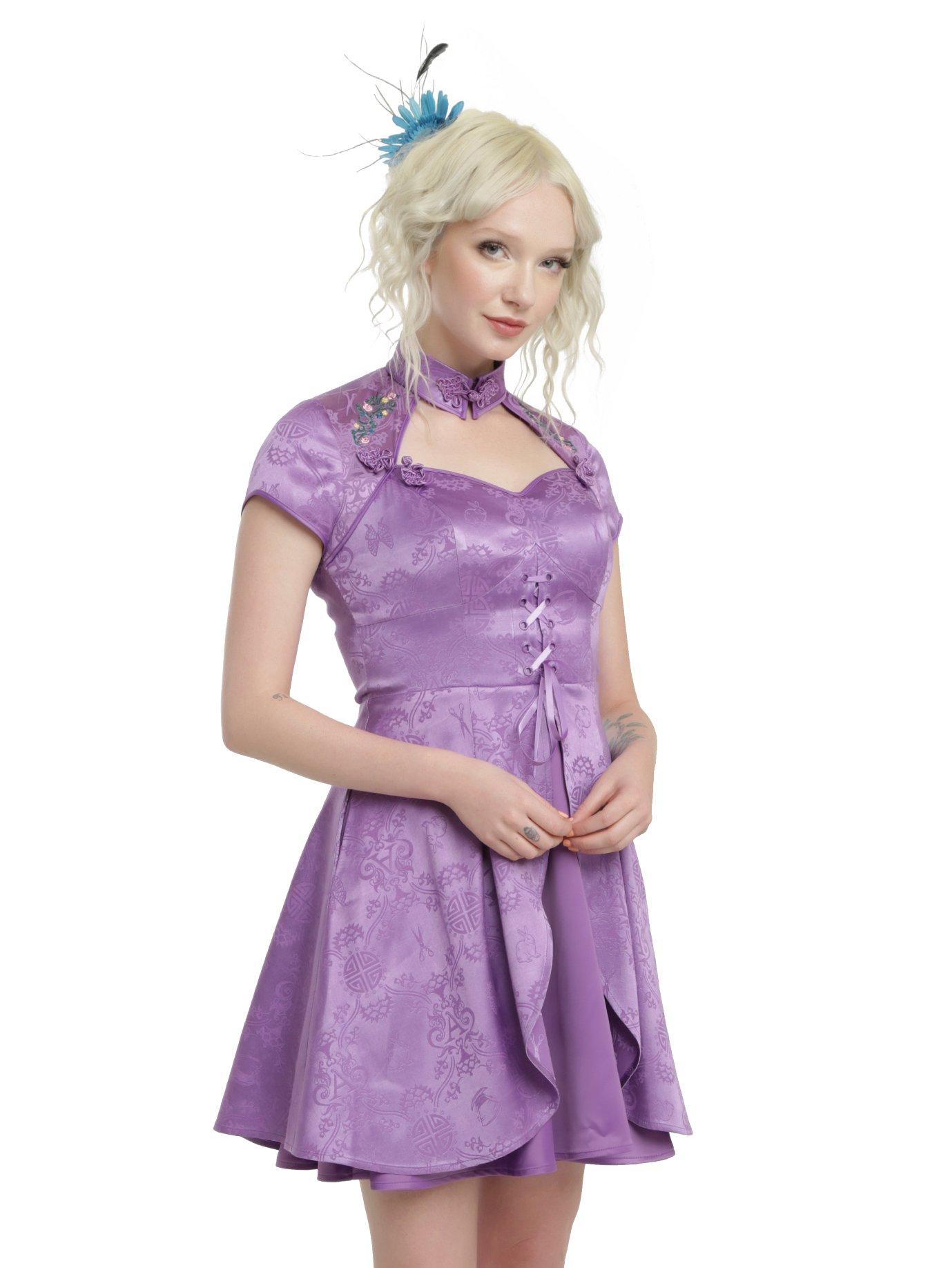 Disney Alice Through The Looking Glass Alice Adventure Dress, PURPLE, hi-res