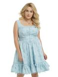 Disney Alice Through The Looking Glass Alice Tea Party Dress Plus Size, BLUE, hi-res