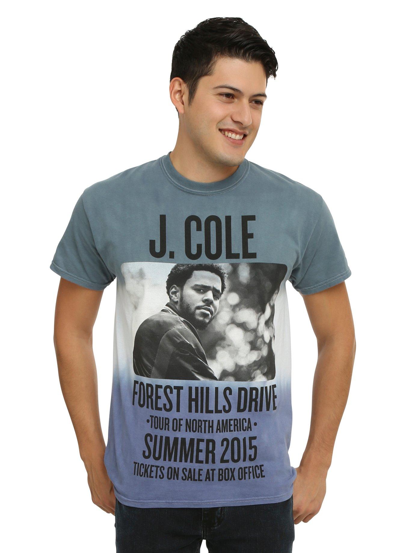 J. Cole Forest Hills Drive Dip Dye T-Shirt