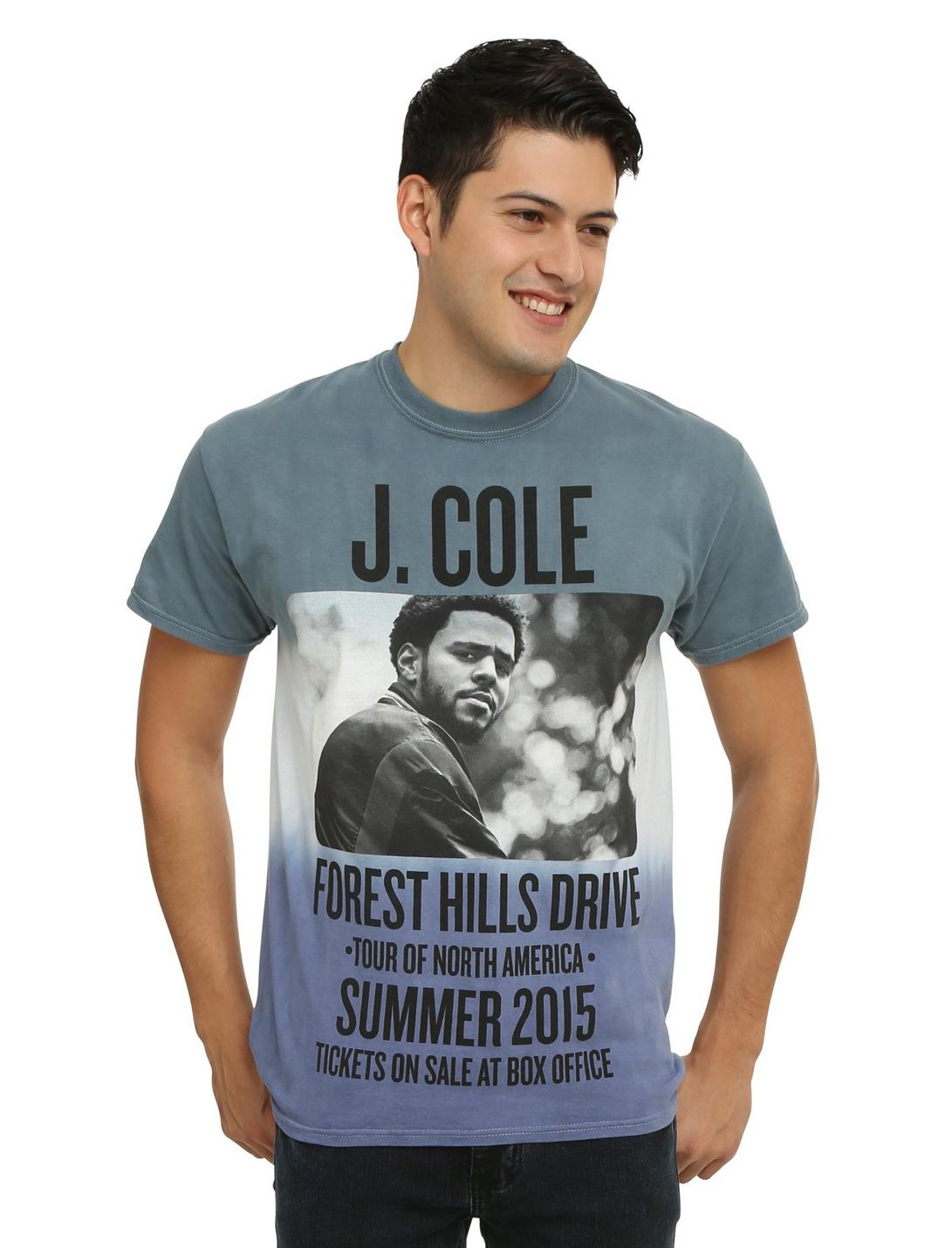 J. Cole Forest Hills Drive Dip Dye T-Shirt