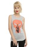 Marvel Punisher Girls Muscle Top, WHITE, hi-res