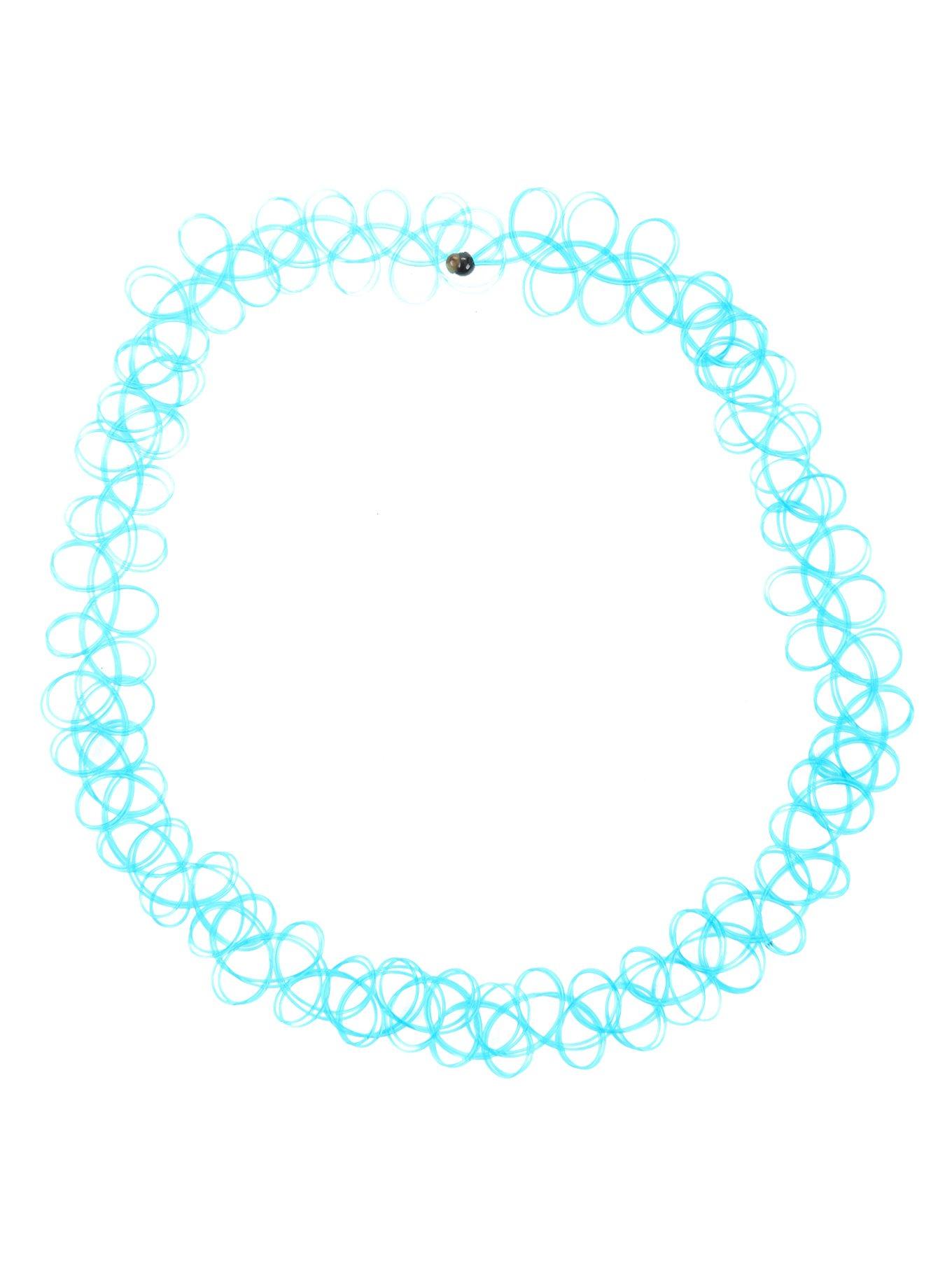 Turquoise Tattoo Choker, , hi-res