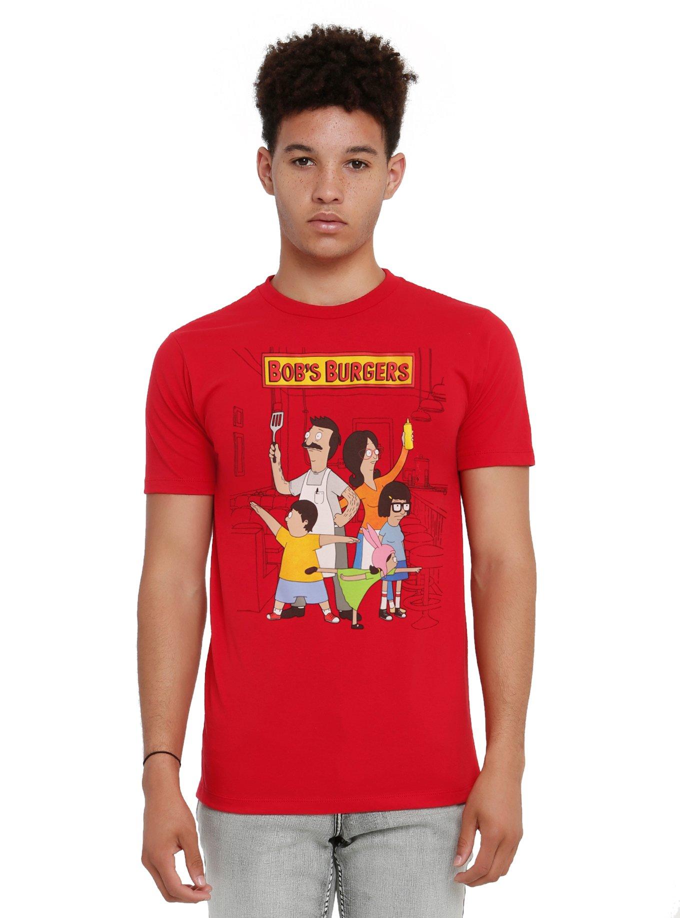 Bob's Burgers Belcher Family T-Shirt, CHARCOAL, hi-res