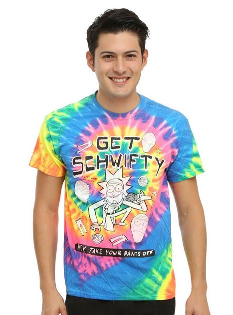 Rick and morty outlet tie dye sweatshirt