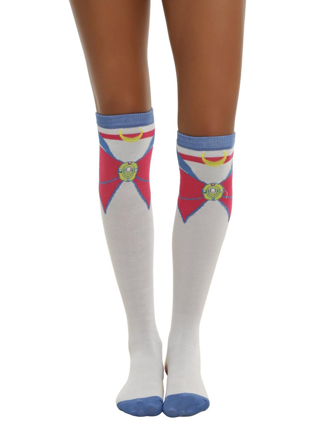 Sailor Moon Uniform Knee-High Socks, , hi-res