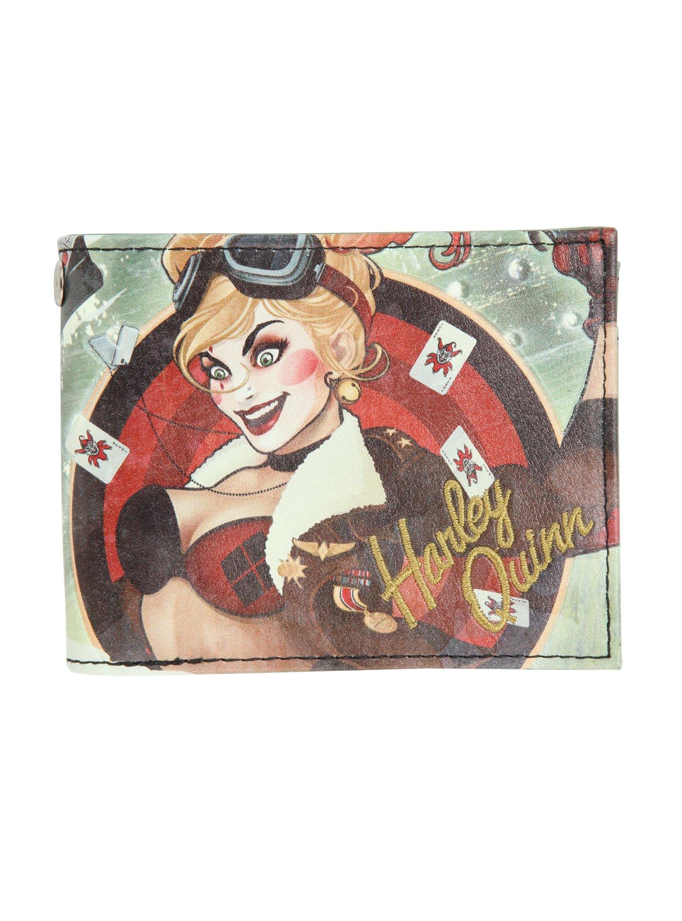 DC Comics Bombshells Harley Quinn Bi-Fold Wallet, , hi-res