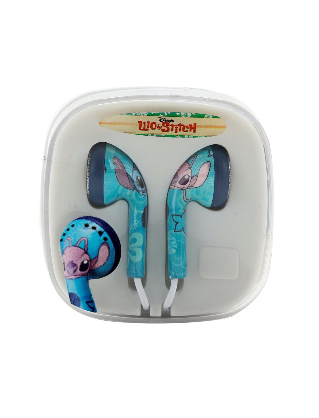Disney Lilo & Stitch Angel & Stitch Earbuds, , hi-res