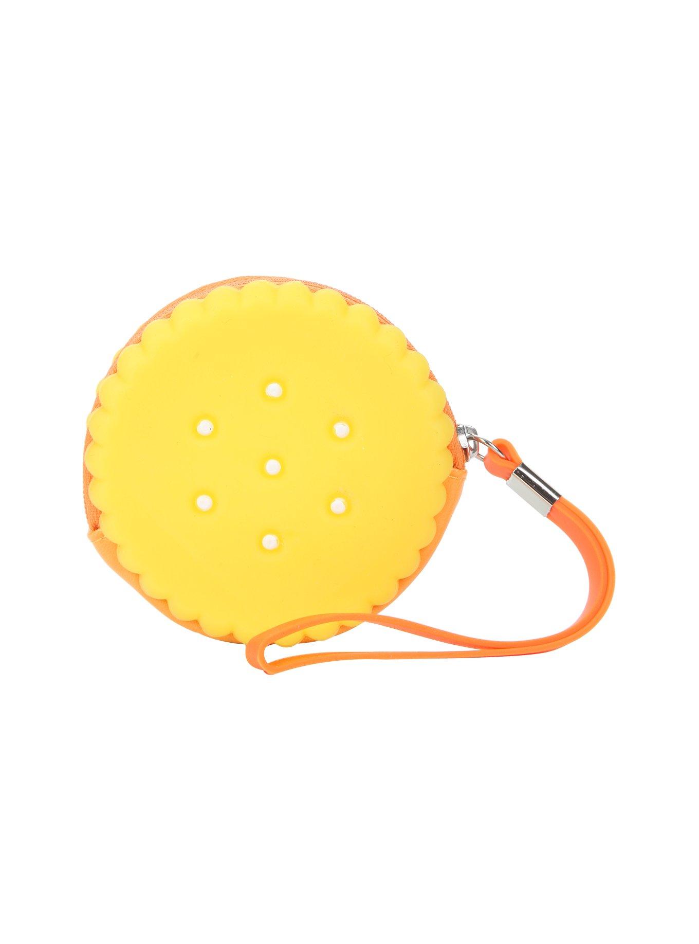 Lemon Cookie Zip Silicone Coin Purse, , hi-res