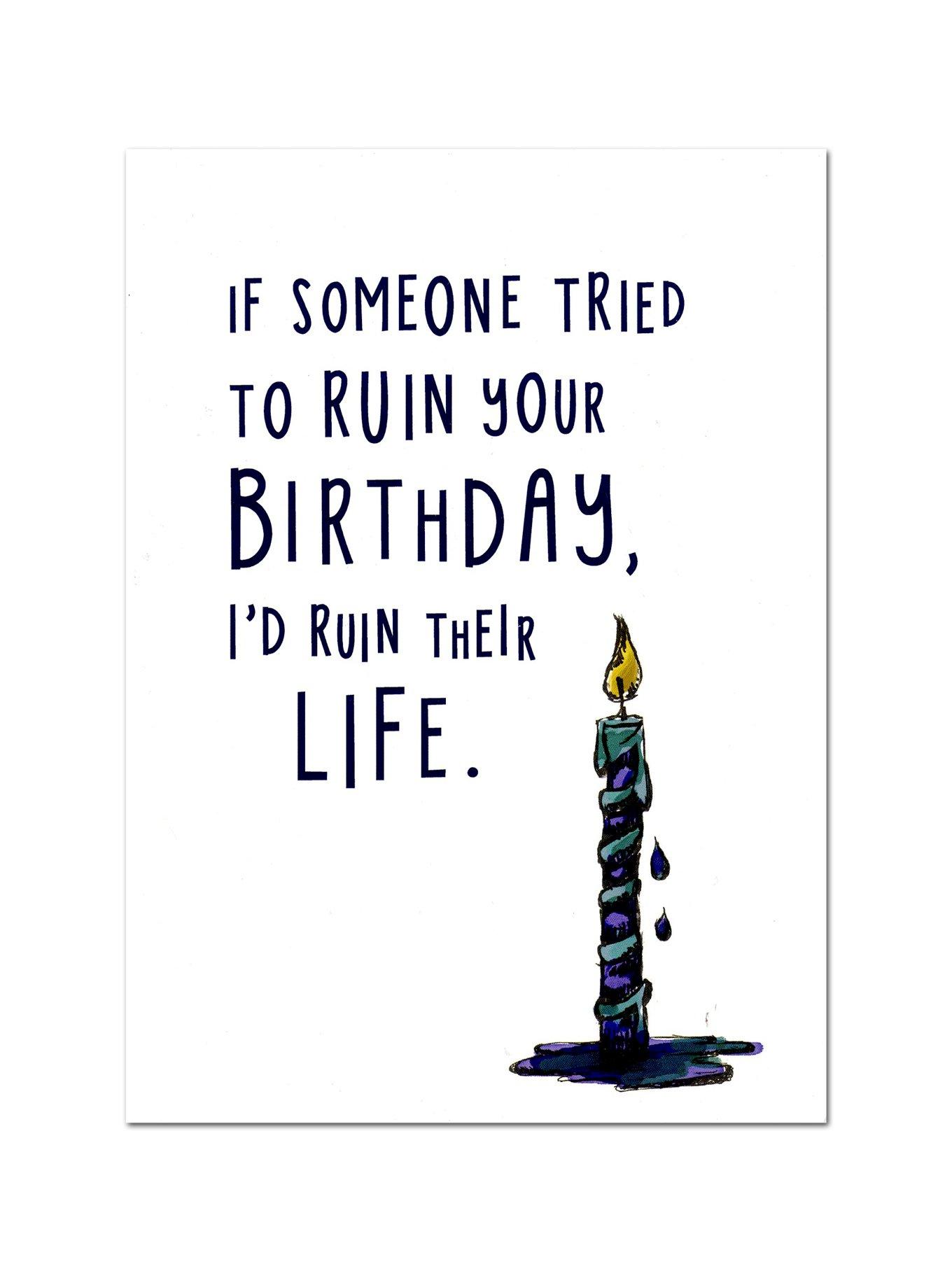 Uncooked Ruin Their Life Greeting Card, , hi-res