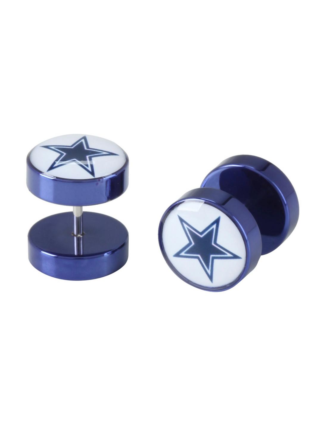 NFL Dallas Cowboys Faux Plug 2 Pack, , hi-res