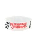 Sleeping With Sirens Kick Me Rubber Bracelet, , hi-res