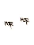 My Chemical Romance MCR Logo Stud Earrings, , hi-res