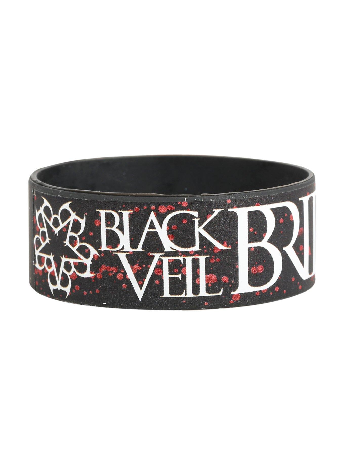 Black Veil Brides Group Photo Rubber Bracelet, , hi-res