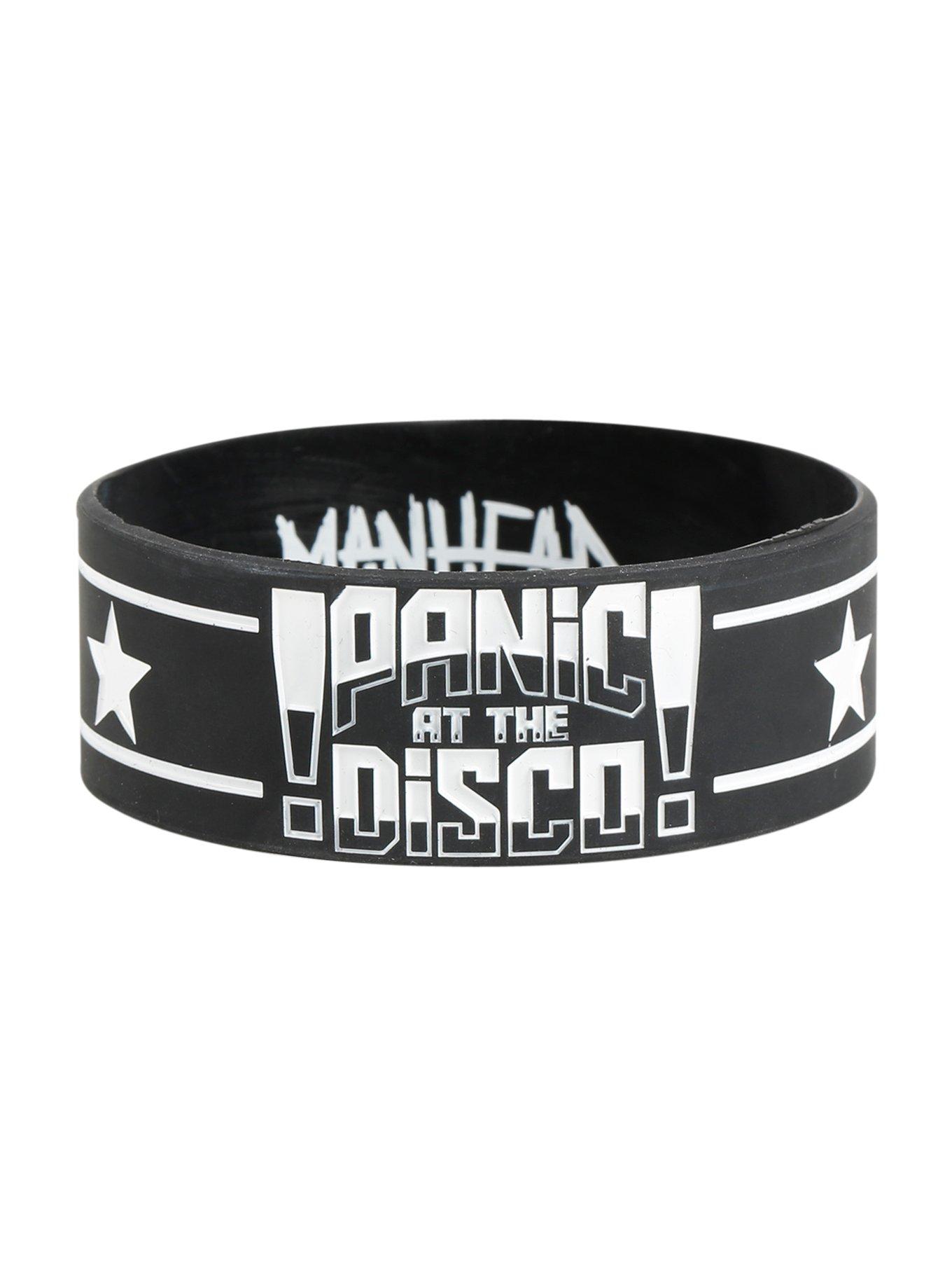 Panic! At The Disco Stars Logo Rubber Bracelet | Hot Topic