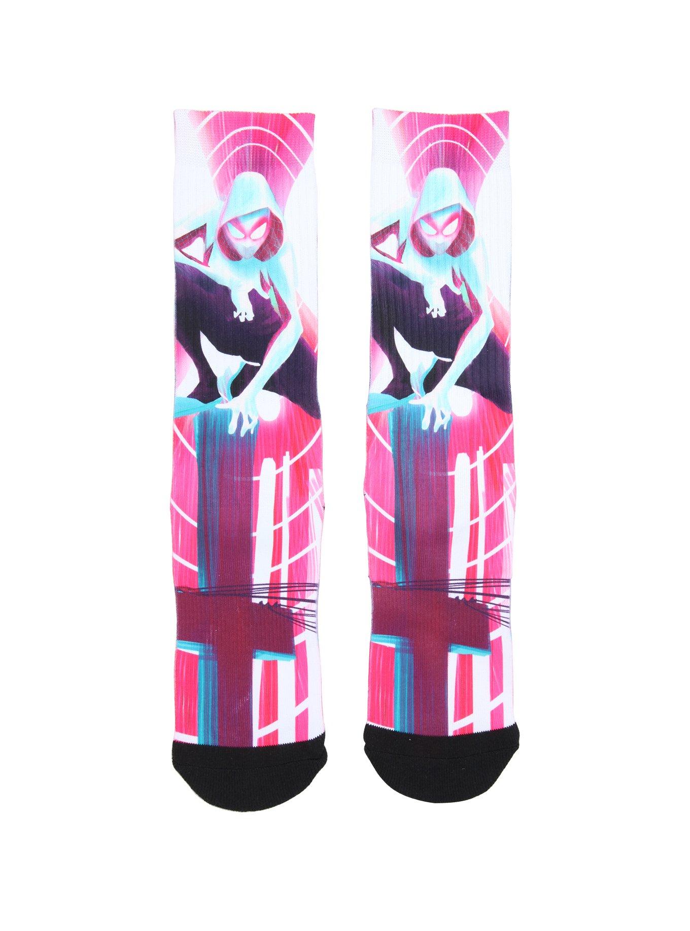 Marvel Spider-Gwen Crew Socks, , hi-res