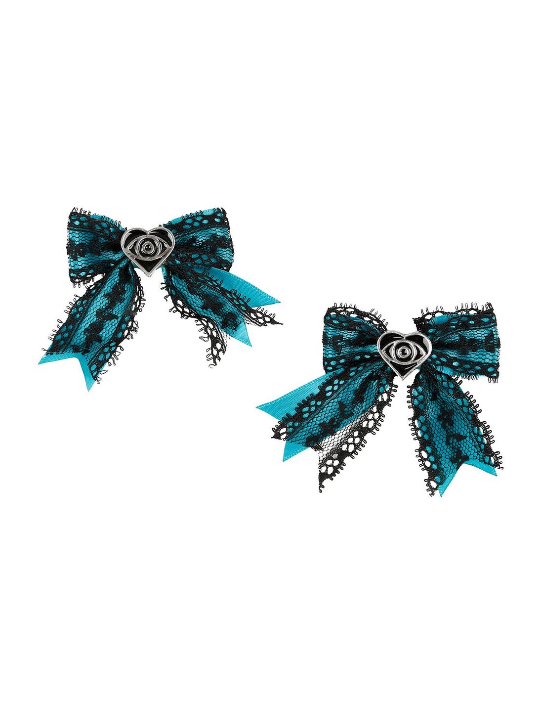 All Time Low Heart Eye Logo Hair Bow 2 Pack, , hi-res