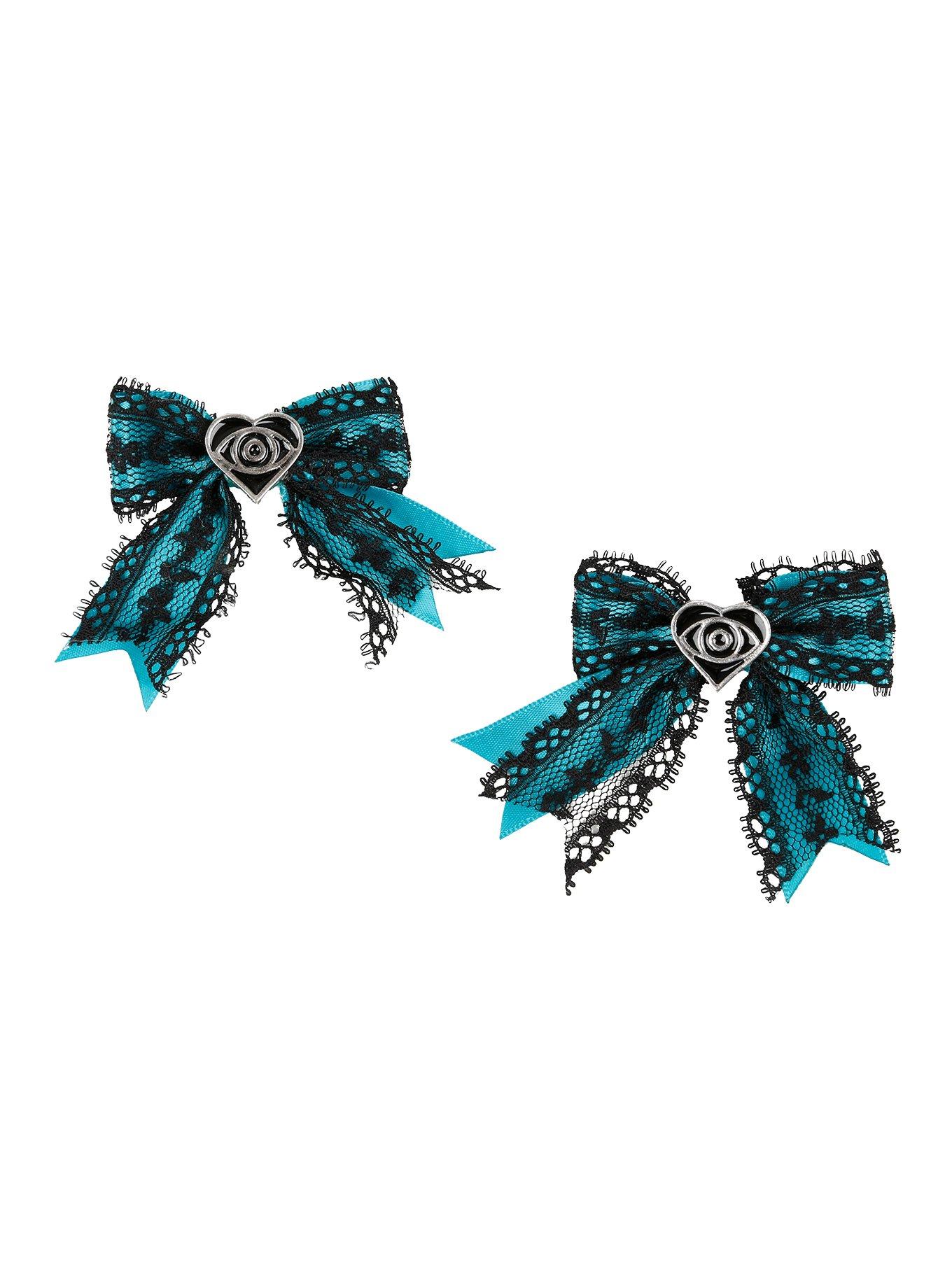All Time Low Heart Eye Logo Hair Bow 2 Pack, , hi-res