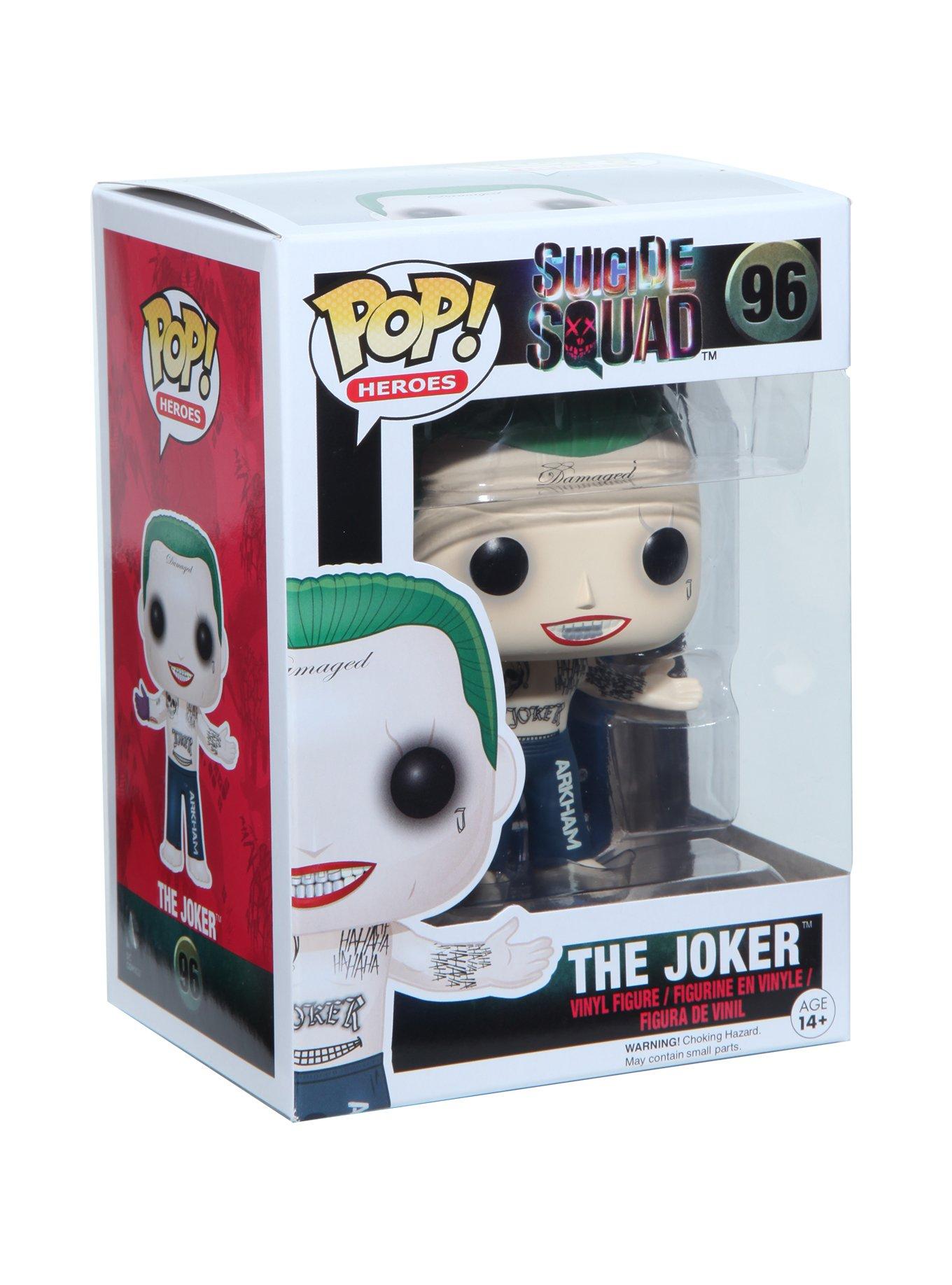 Funko POP Movies: Suicide Squad Action Figure, The Joker Shirtless