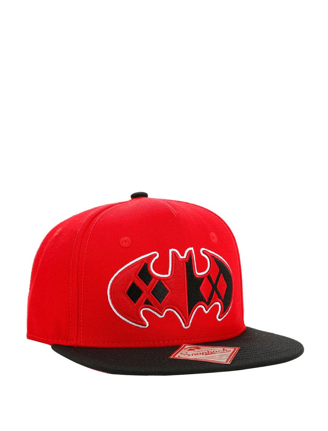 DC Comics Batman Harley Quinn Logo Snapback Hat, , hi-res