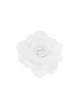 Plus Size White Rose Flower Hair Clip, , hi-res