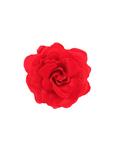 Red Velvet Rose Flower Hair Clip, , hi-res