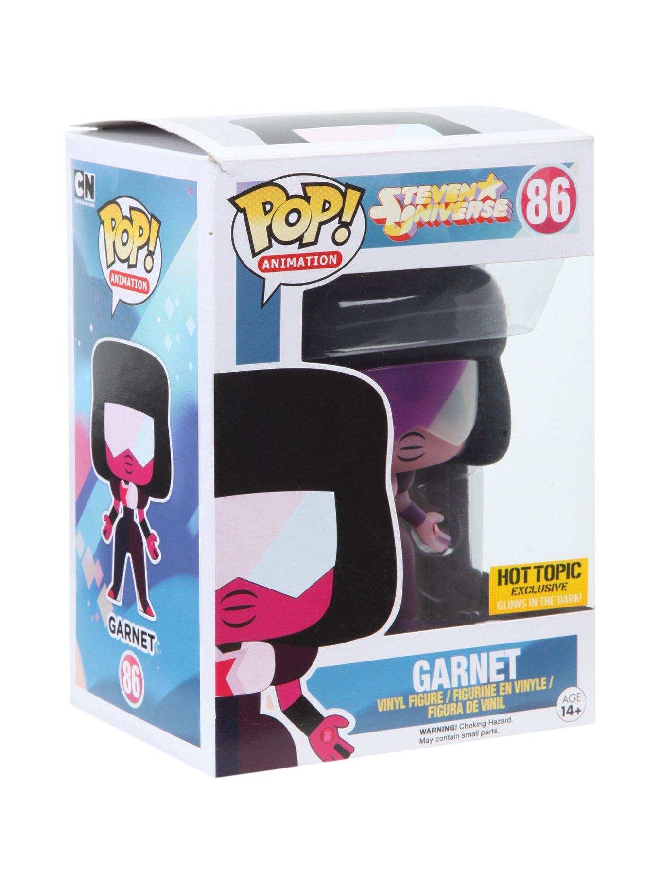 Funko Steven Universe Pop! Animation Glow-In-The-Dark Garnet Vinyl Figure Hot Topic Exclusive, , hi-res