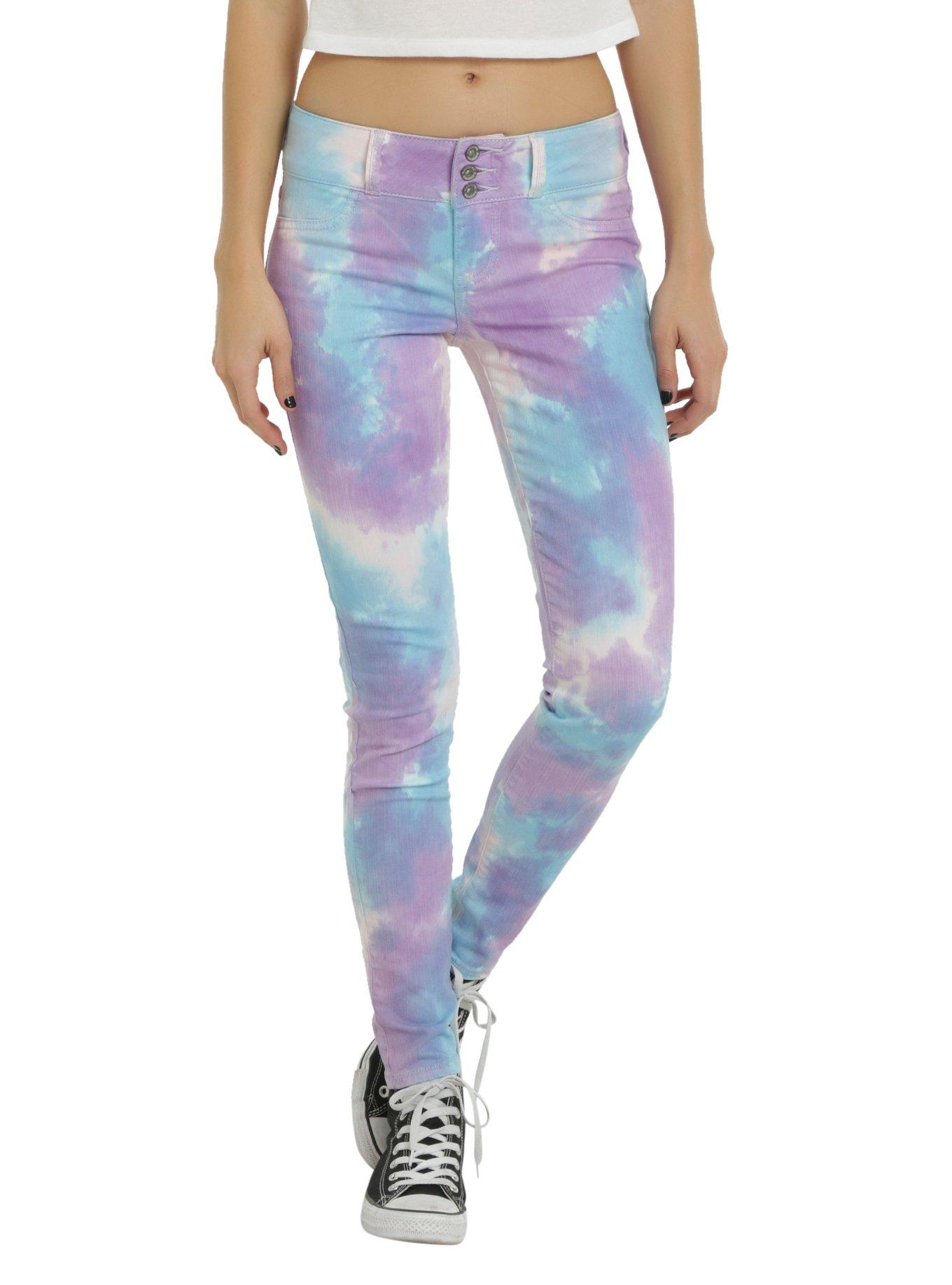 Blackheart Cotton Candy Super Skinny Jeans Hot Topic