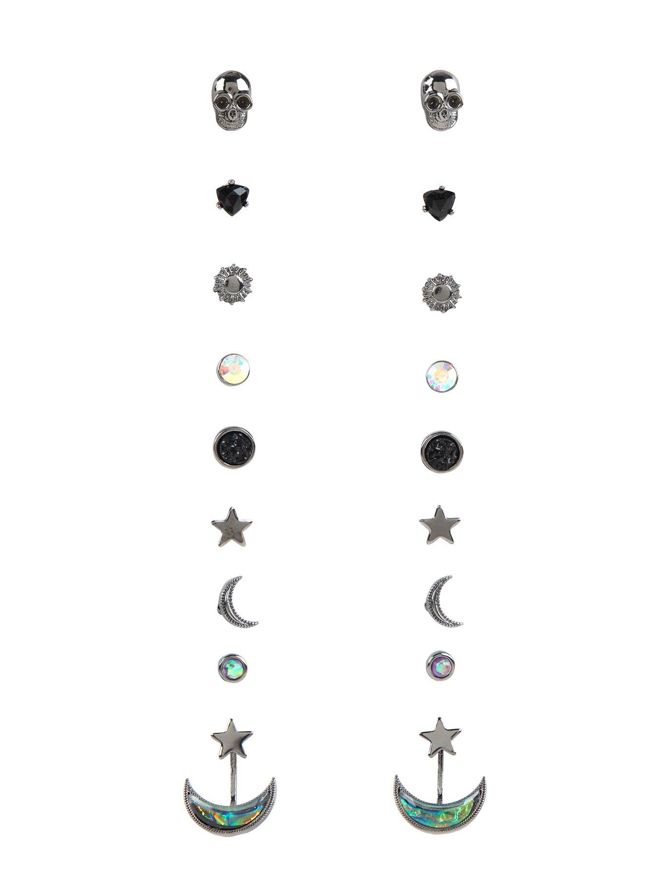 Opal Celestial Stud Earrings Set, , hi-res