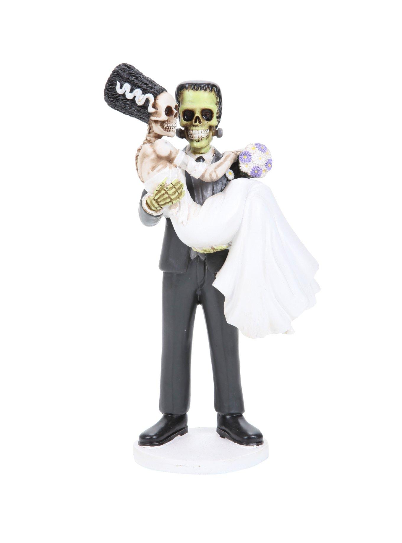Frankenskull And Bride Figurine, , hi-res