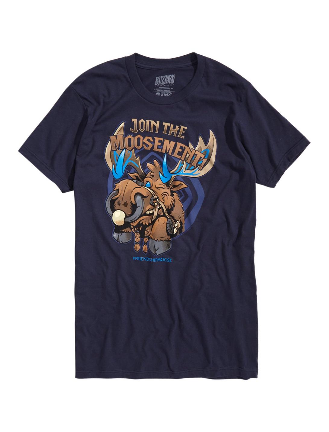 World Of Warcraft Join The Moosement T-Shirt, BLACK, hi-res