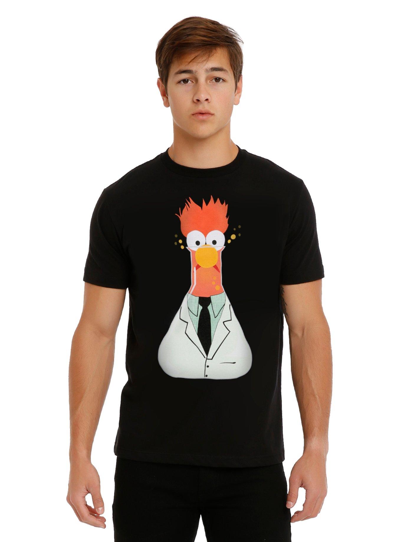 Threadless The Muppets Beaker Squared T-Shirt, BLACK, hi-res