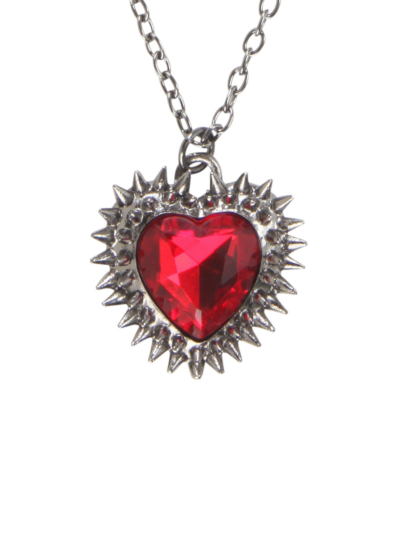 Spiked Heart Necklace