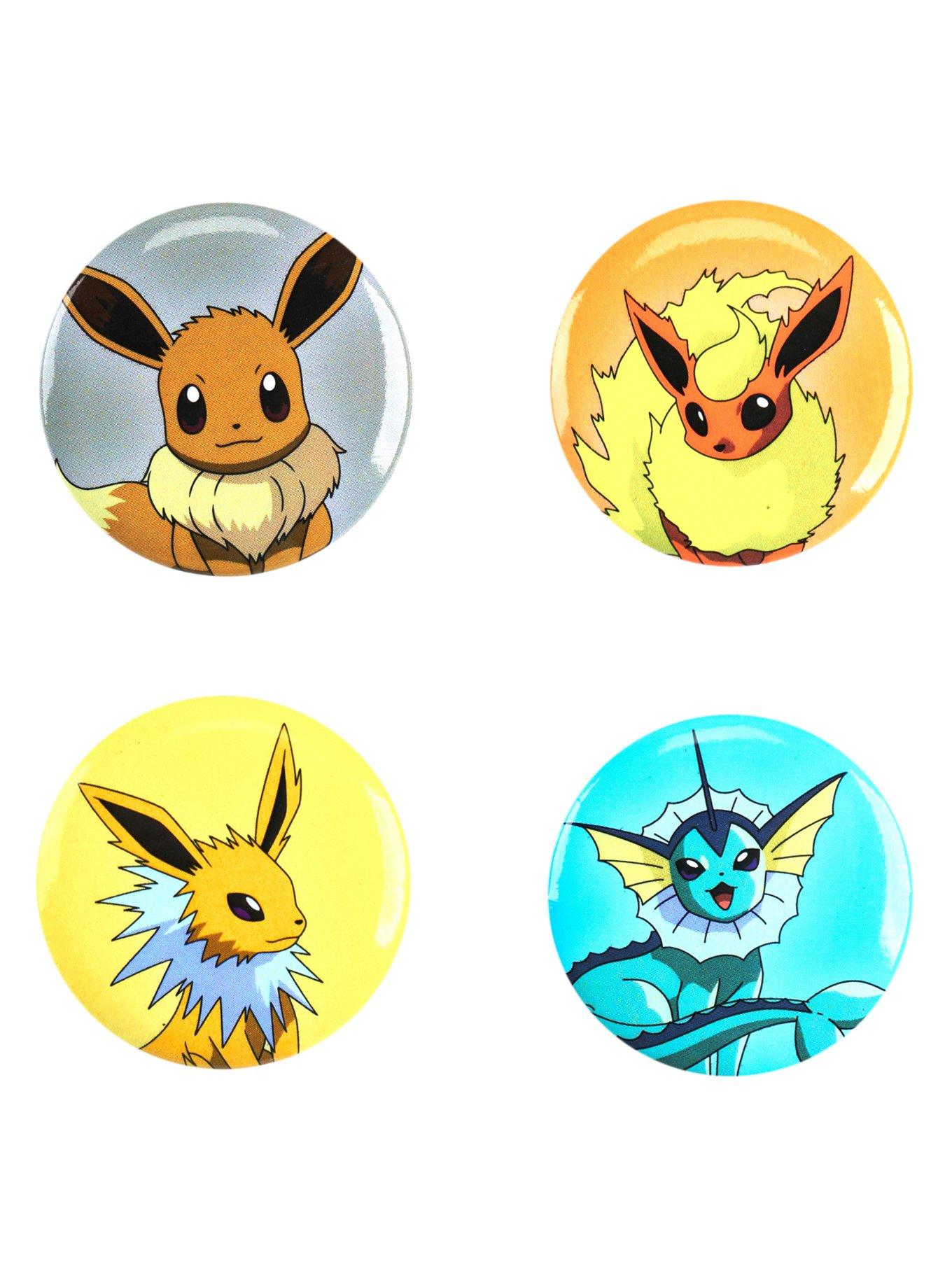 Loungefly Pokemon Eevee Evolutions Pin Set, , hi-res