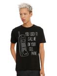 You Used To Call Me T-Shirt, BLACK, hi-res
