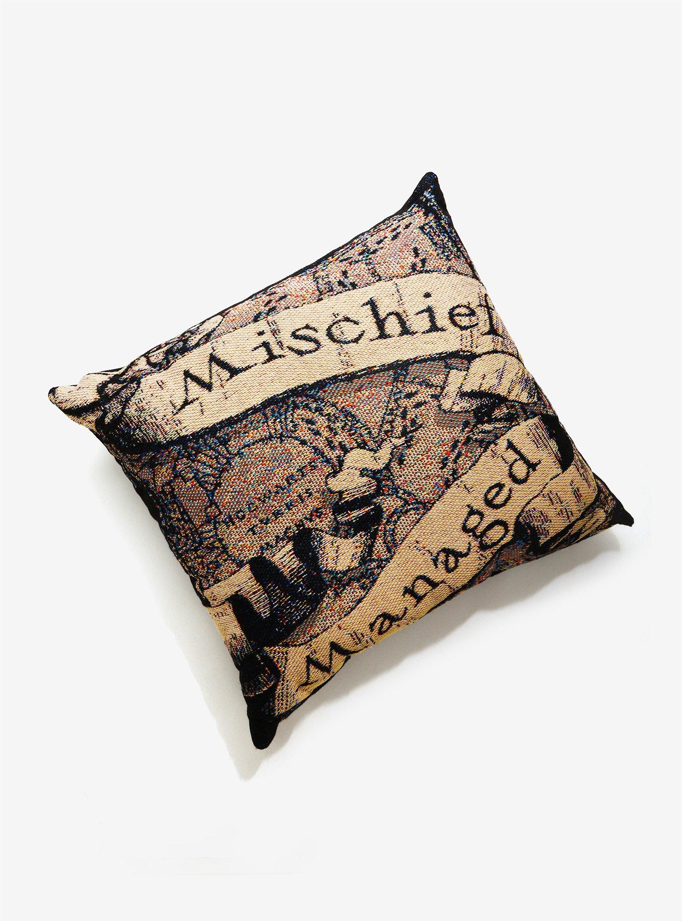 Harry Potter Mischief Managed Jumbo Throw Pillow, , hi-res