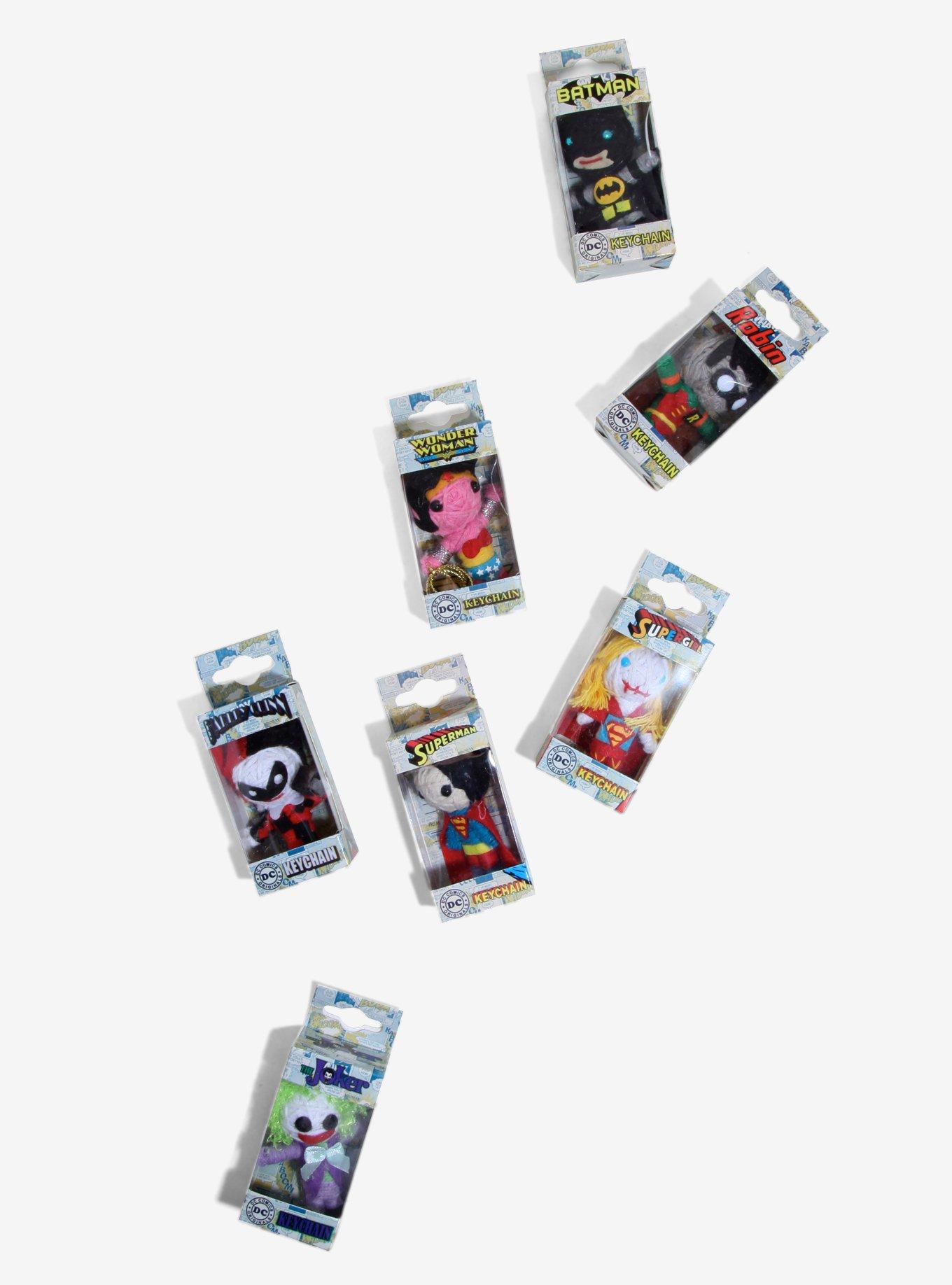 DC Comics Superhero Yarn Doll Key Chain, , hi-res