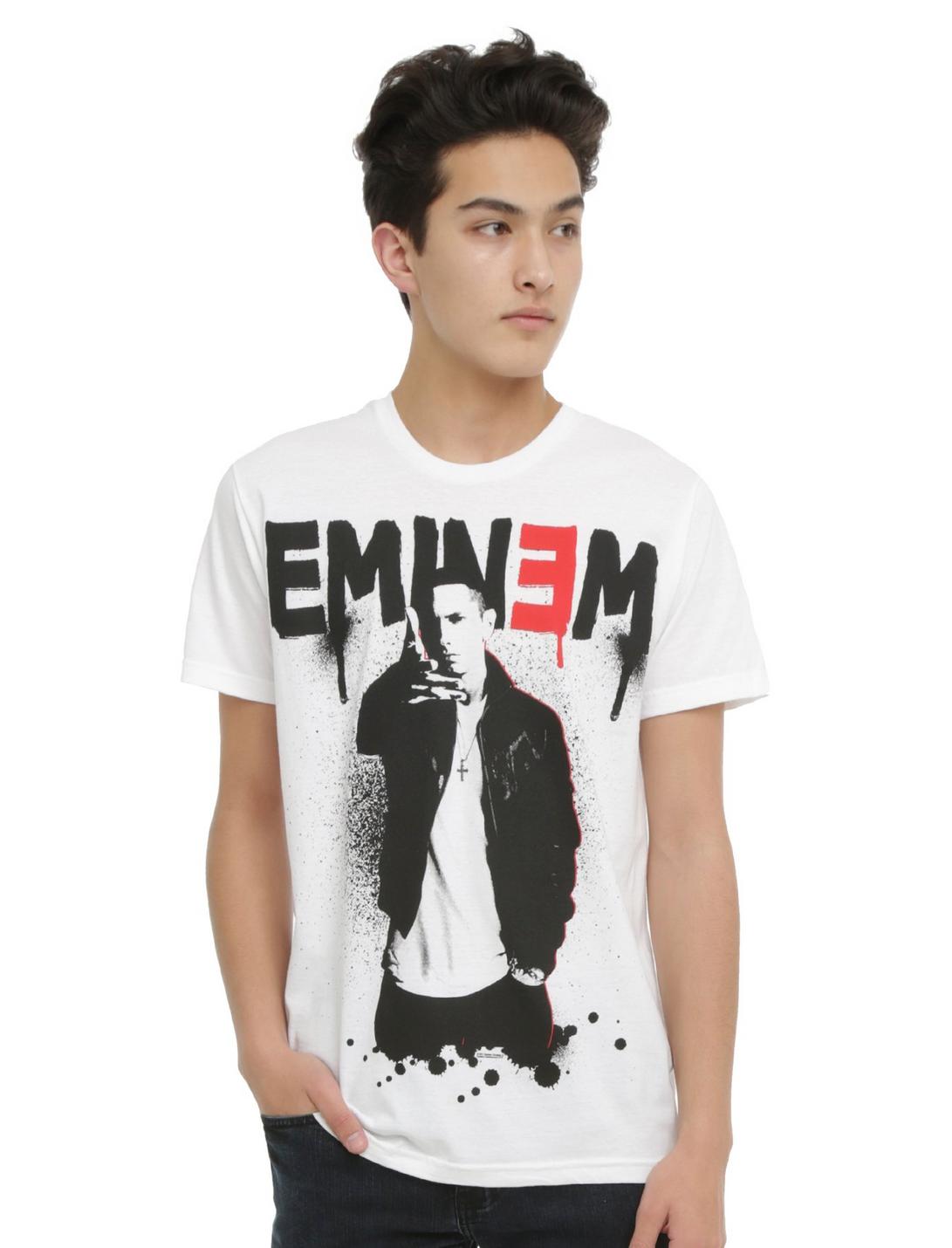 Eminem Splatter T-Shirt, WHITE, hi-res