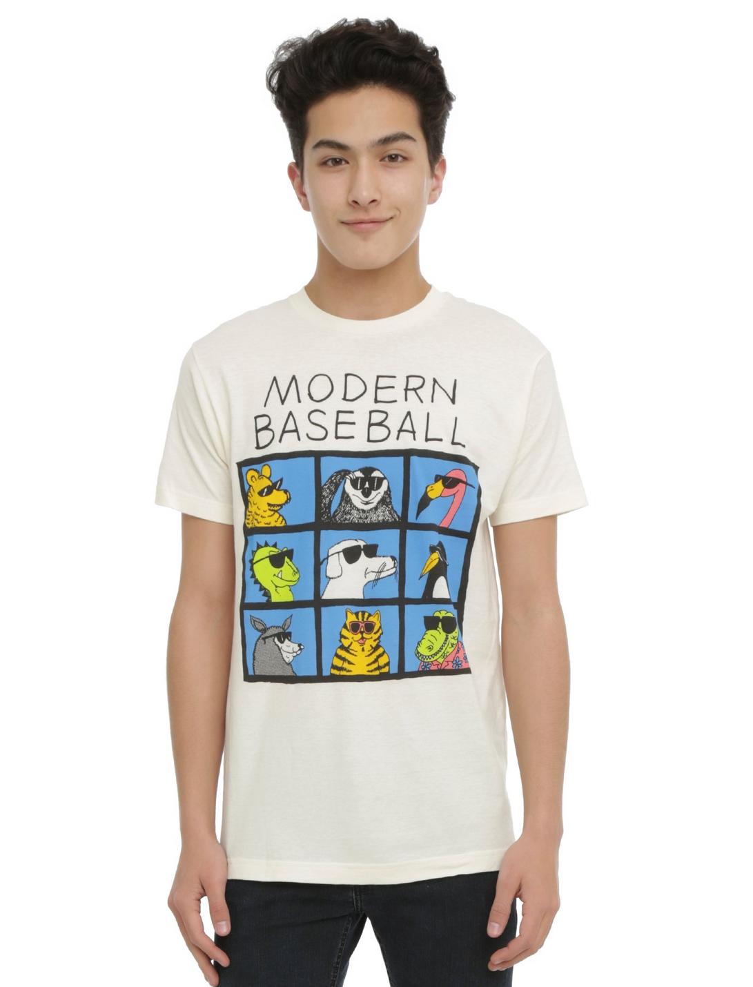 Modern Baseball Animal Bunch T-Shirt, NATURAL, hi-res