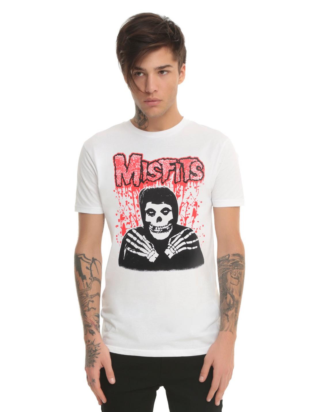 Misfits Bloody Fiend T-Shirt, WHITE, hi-res