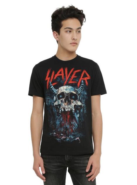 Slayer Bleeding Skull T-Shirt | Hot Topic
