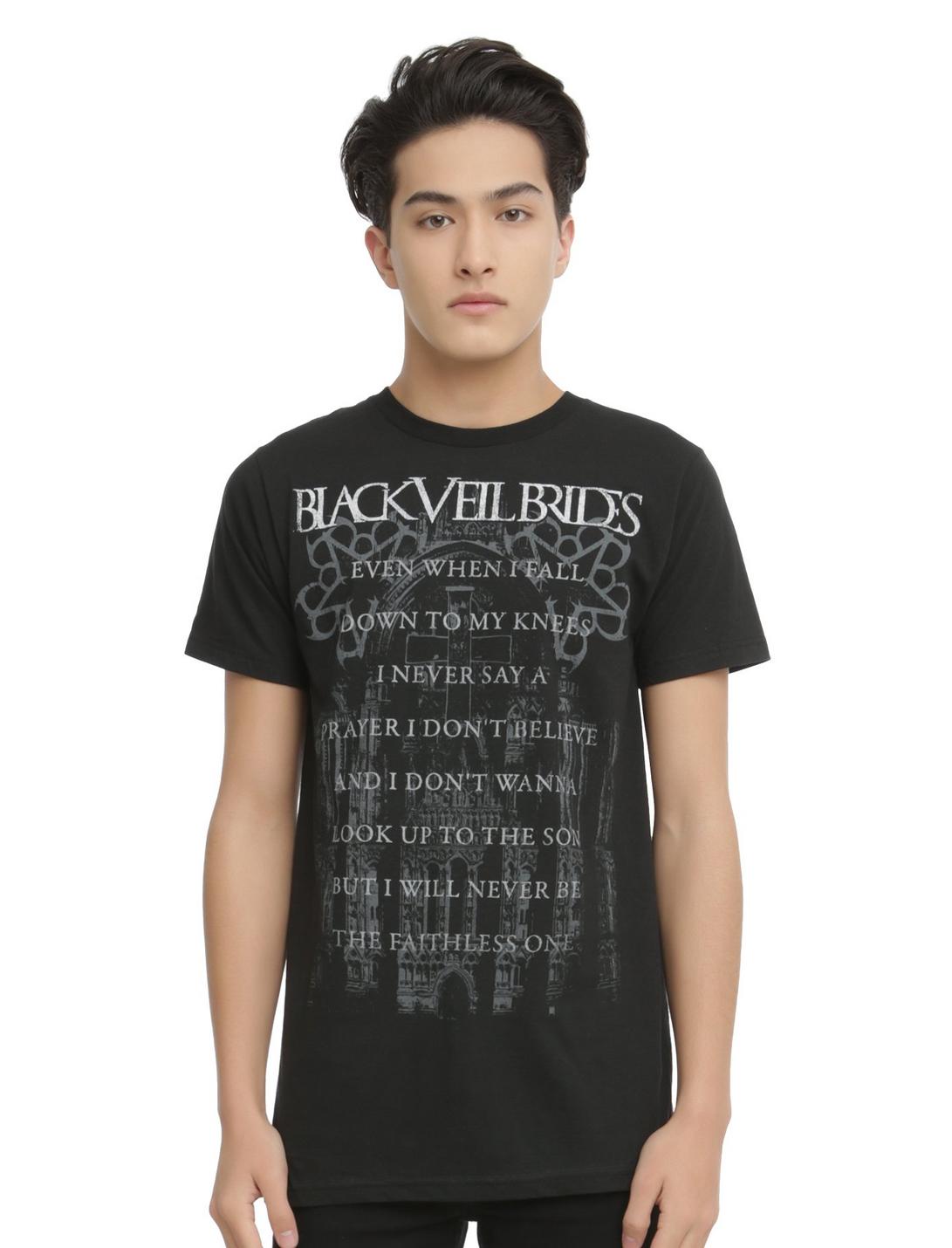 Black Veil Brides Faithless T-Shirt, BLACK, hi-res