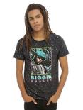 The Notorious B.I.G. Biggie Smalls Retro Splatter T-Shirt, BLACK, hi-res