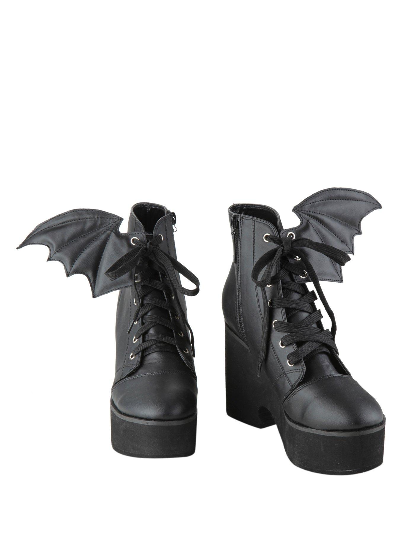 Iron Fist Bat Wing Boots, BLACK, hi-res