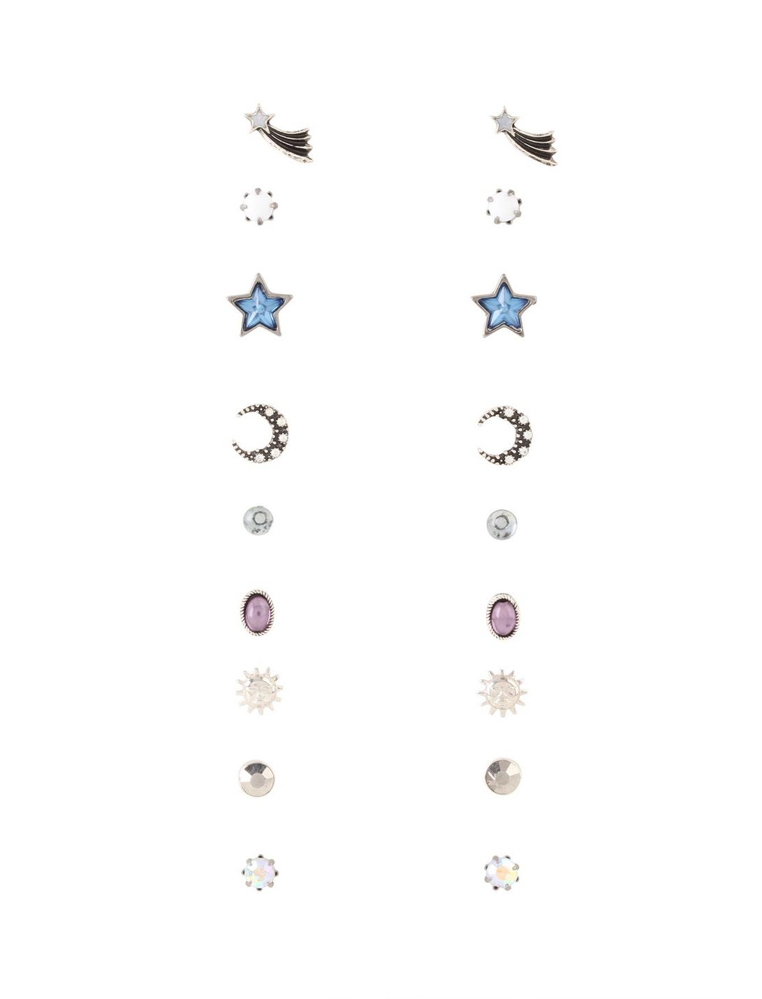Opals & Shooting Stars Stud Earring Set, , hi-res